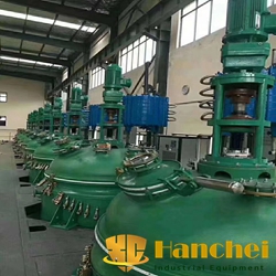 Glass lined reactor for paint, rubber and pesticide factory production