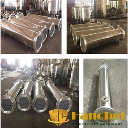 Stainless steel tubular condenser and heat exchanger