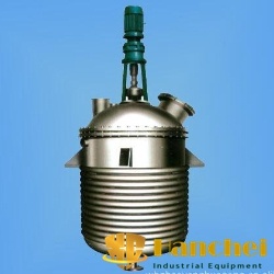 stainless steel pipe coil jacketed reactor